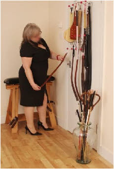 Scottish domme spanks and cane naughty gents