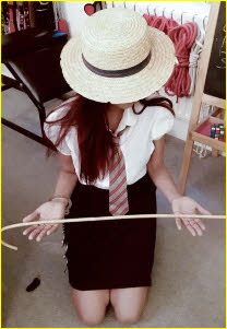 London submissive Amira needs spanking and caning